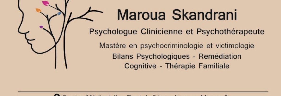 Maroua Skandrani – Psychologue
