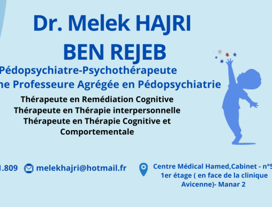 Melek Hajri – Cabinet de Pédopsychiatrie